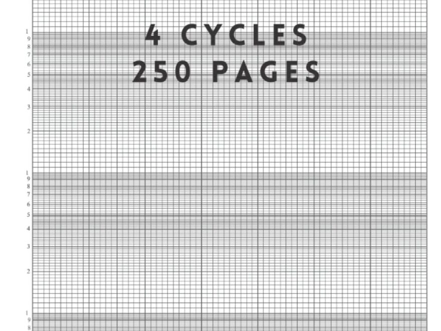 Semi Log Paper Semi Logarithmic Paper Notebook Semi Logarithmic Paper For Math And Science Students 250 Pages Booksy Jimmy 9798798035083 Amazon Books