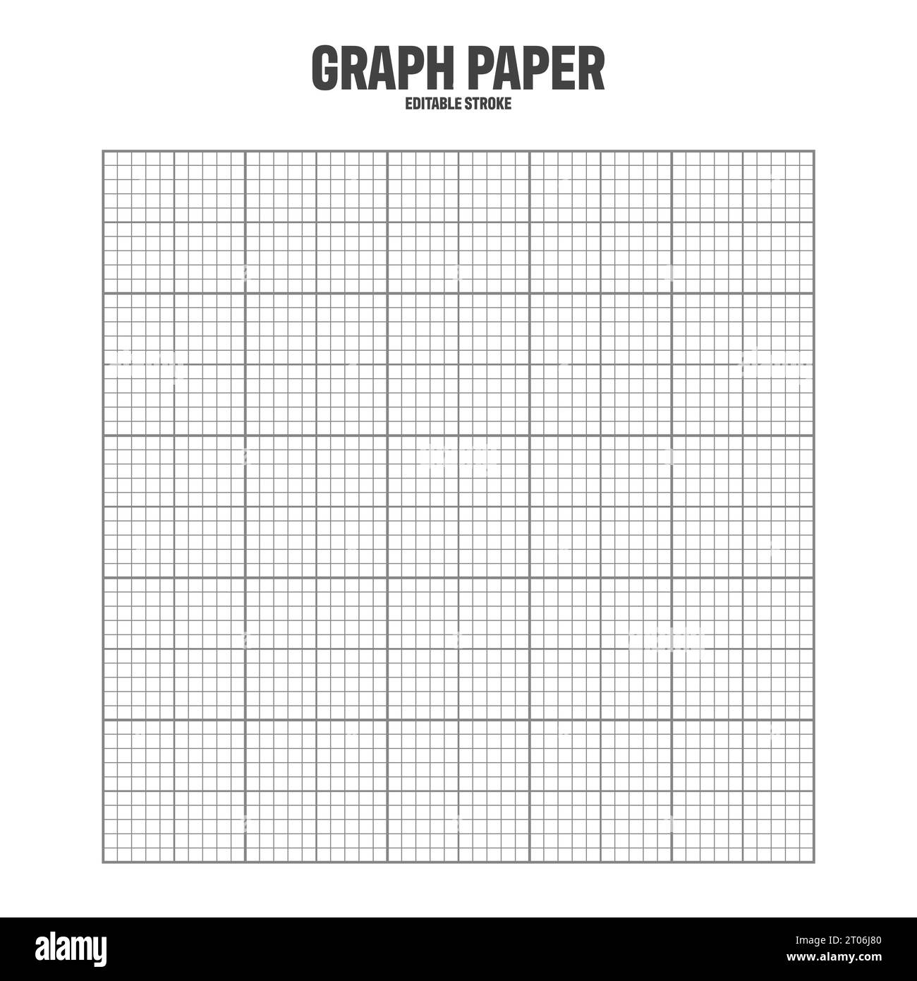 Sheet Of Graph Paper With Grid Millimeter Paper Texture Geometric Pattern Gray Lined Blank For Drawing Studying Technical Engineering Or Scale Stock Vector Image Art Alamy