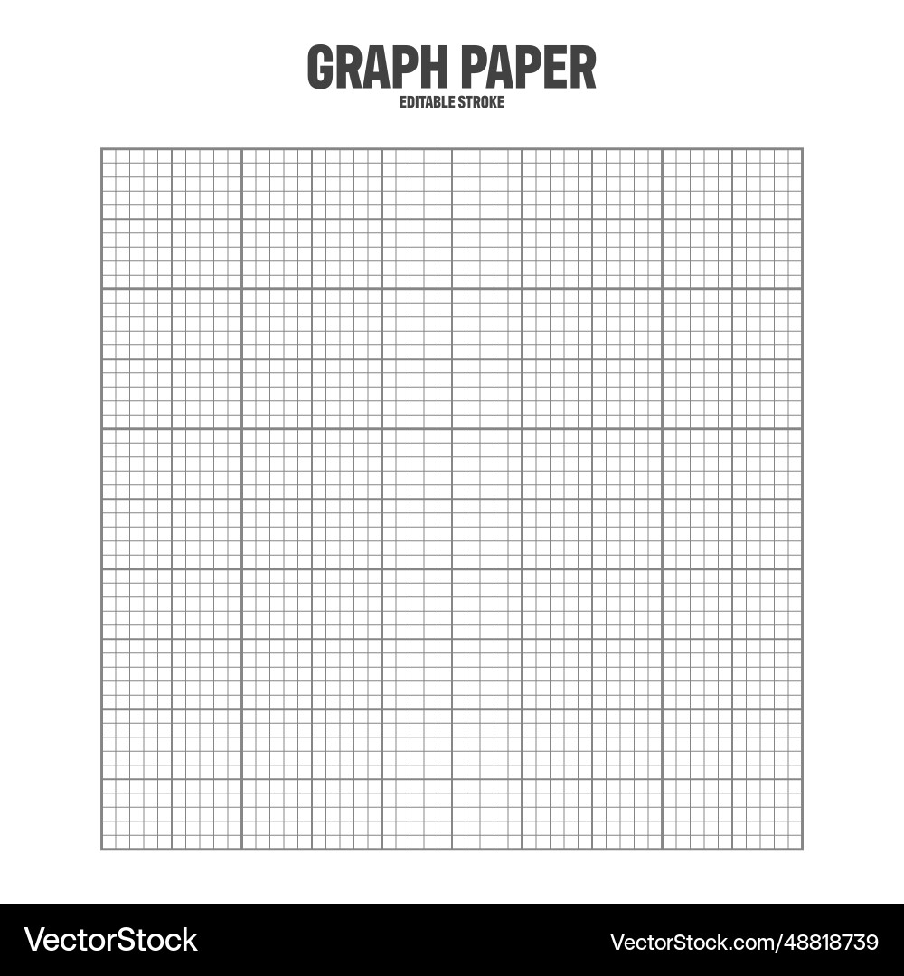 Sheet Of Graph Paper With Grid Millimeter Vector Image Sheet Of Graph Paper With Grid Millimeter Vector Image