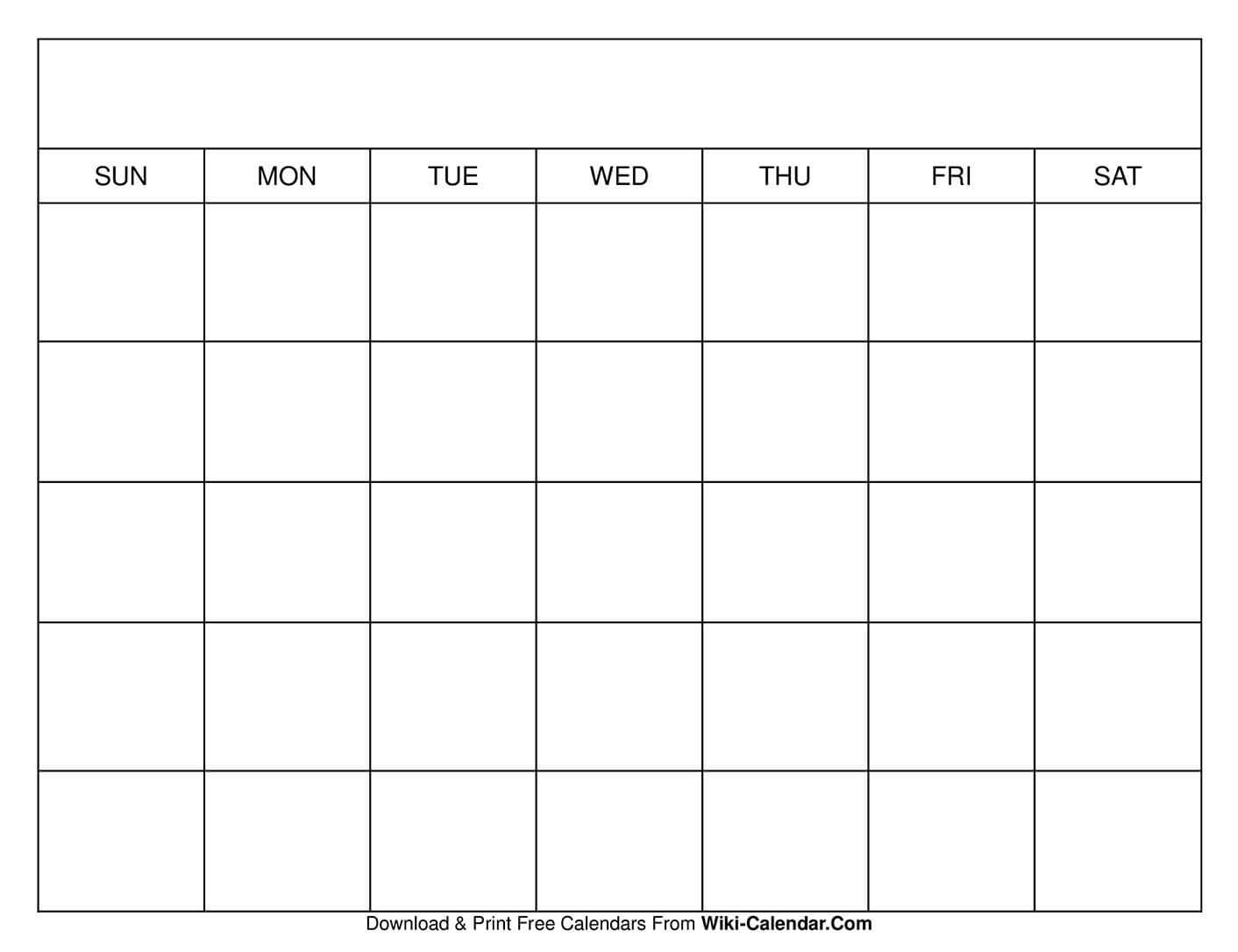 Simple Blank Calendar Templates Free To Download Print Simple Blank Calendar Templates Free To Download Print