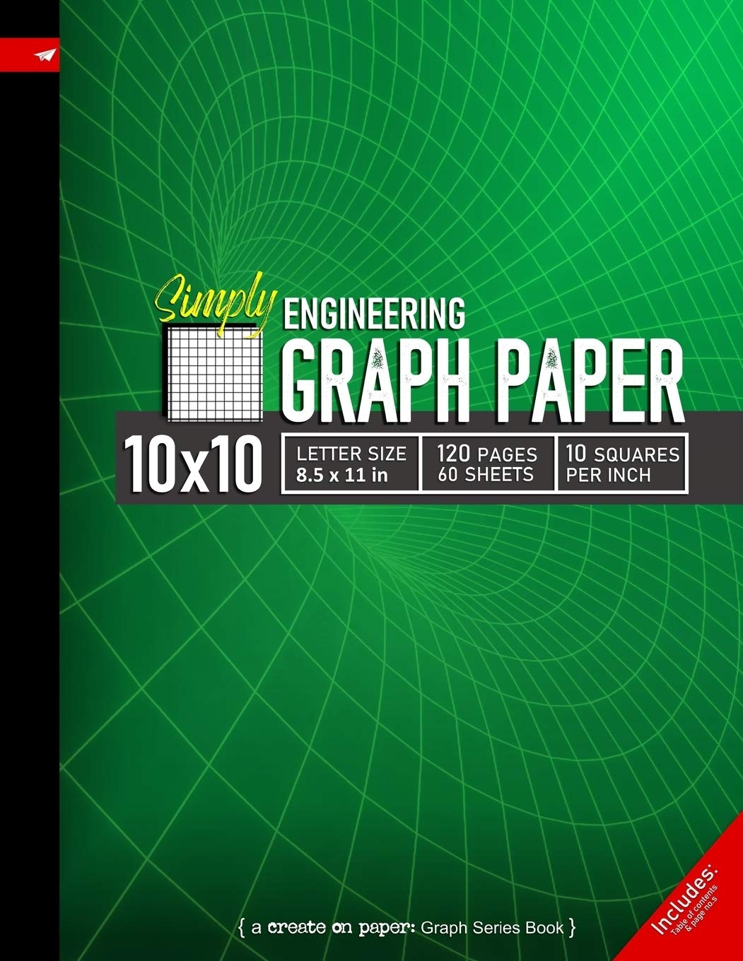 Simply 10x10 Graph Paper Engineering Style Grid Line Ruled Composition Notebook 8 5x 11in Letter Size 120pages 10 Squares Per Inch Paper Create On 9781693145858 Amazon Books