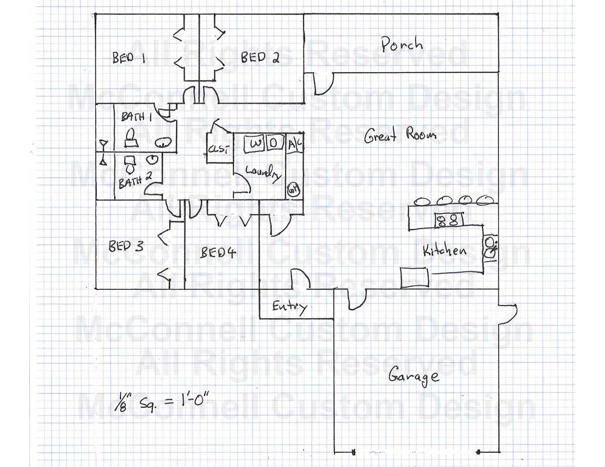 Sketch Your Ideas For A Custom Home In St Johns County Florida