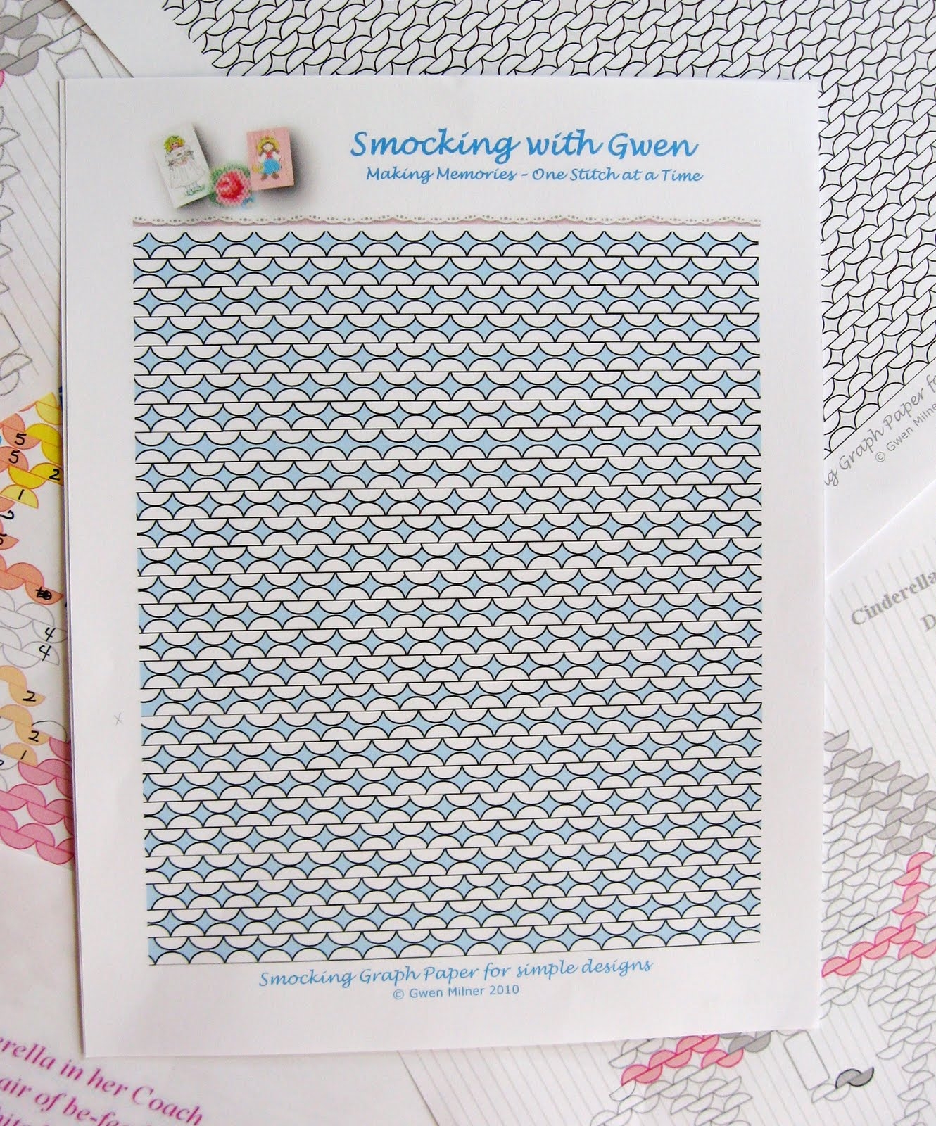 Smocking With Gwen Picture Smocking Graph Paper to Share