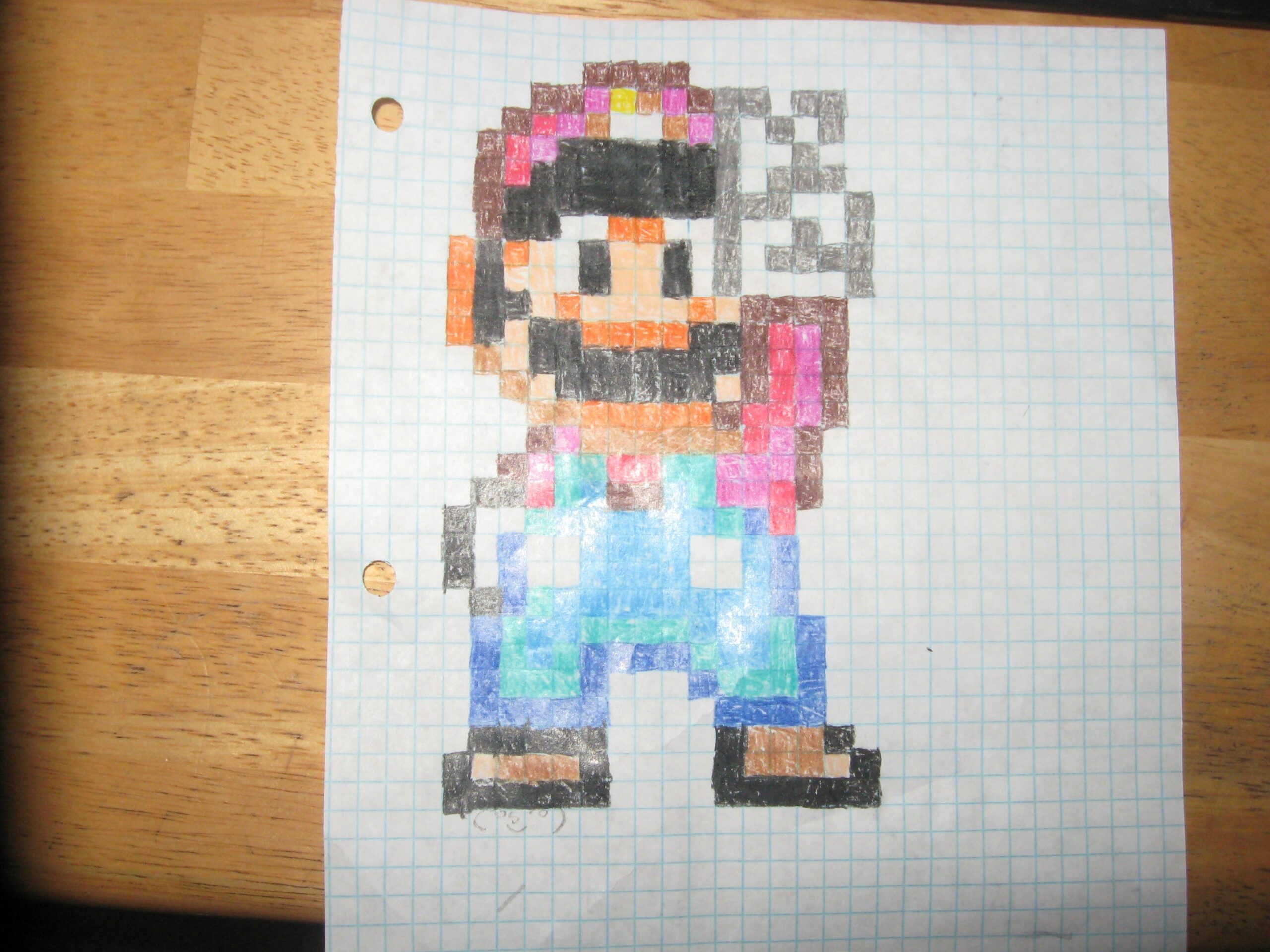 SMW Mario Drawing Non Pony Art Creations MLP Forums