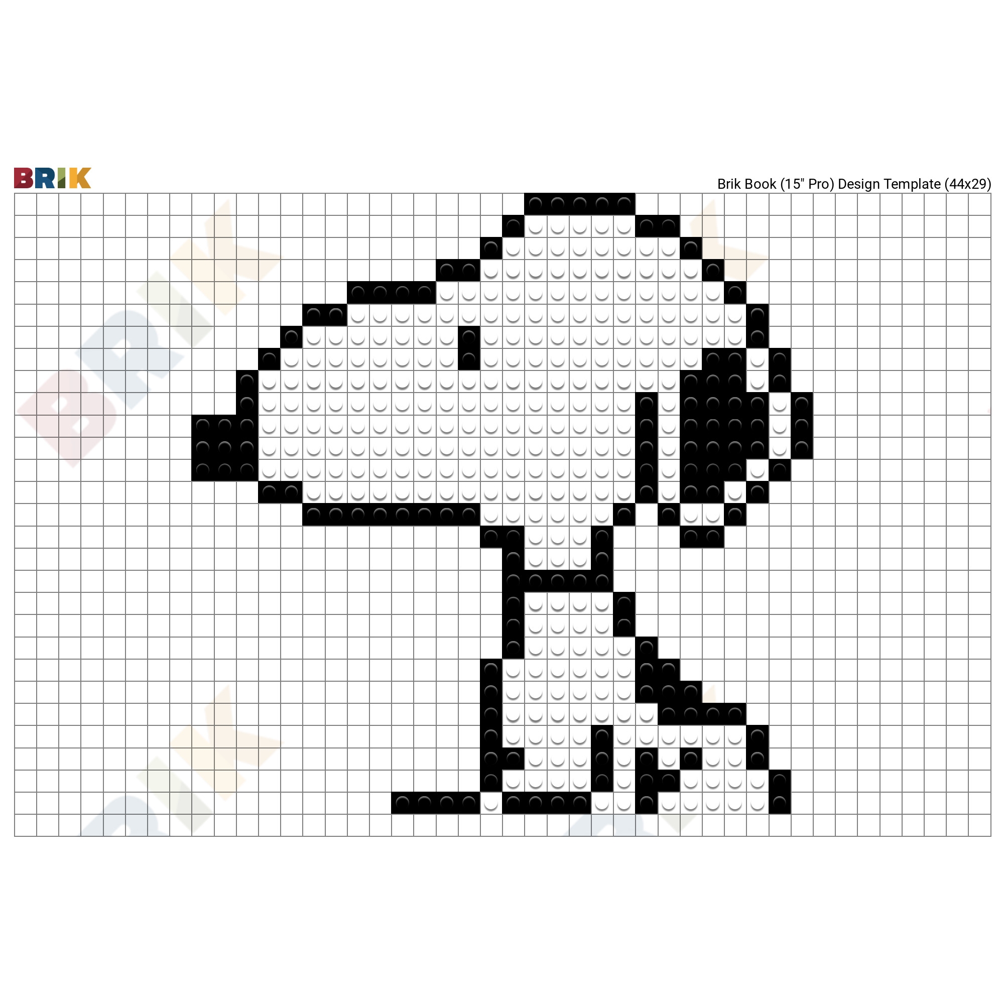 Snoopy Pixel Art BRIK