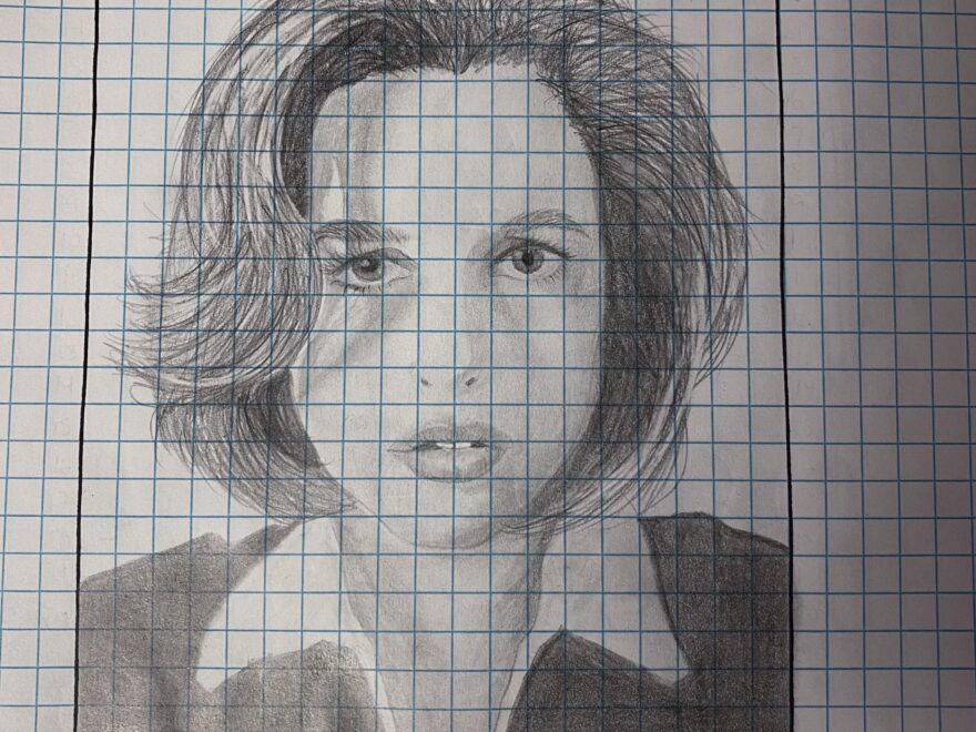 Sorry The Lighting Isn t Great But Decided I Wanted To Start To Get Back Into Drawing And Decided To Start With My Fave Drawing By Me Graphite On Graph Paper