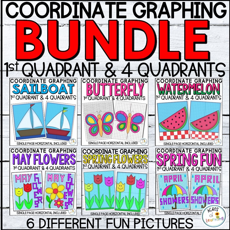 Free Printable 4 Quadrant Graph Pictures