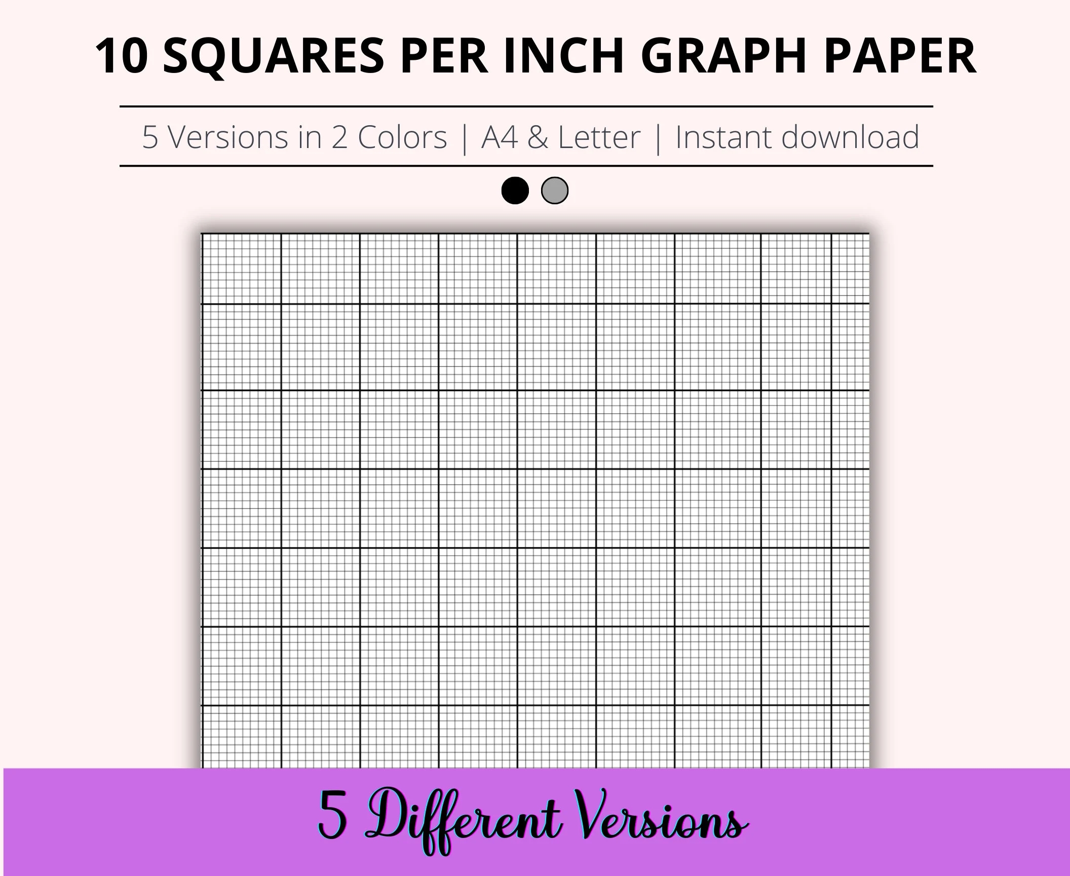 14 Squares Per Inch Graph Paper Printable