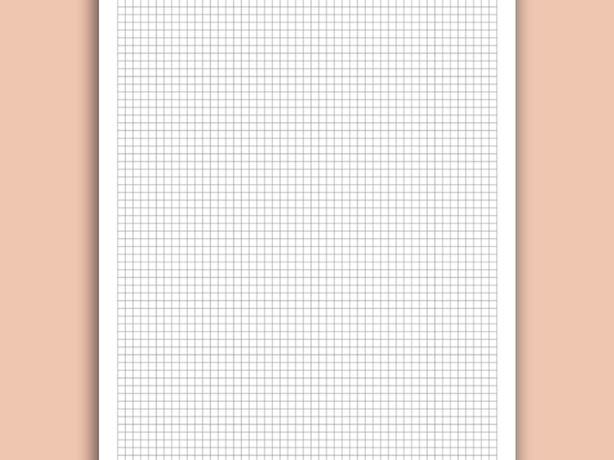 Square Grid Paper Printable PDF Template Download