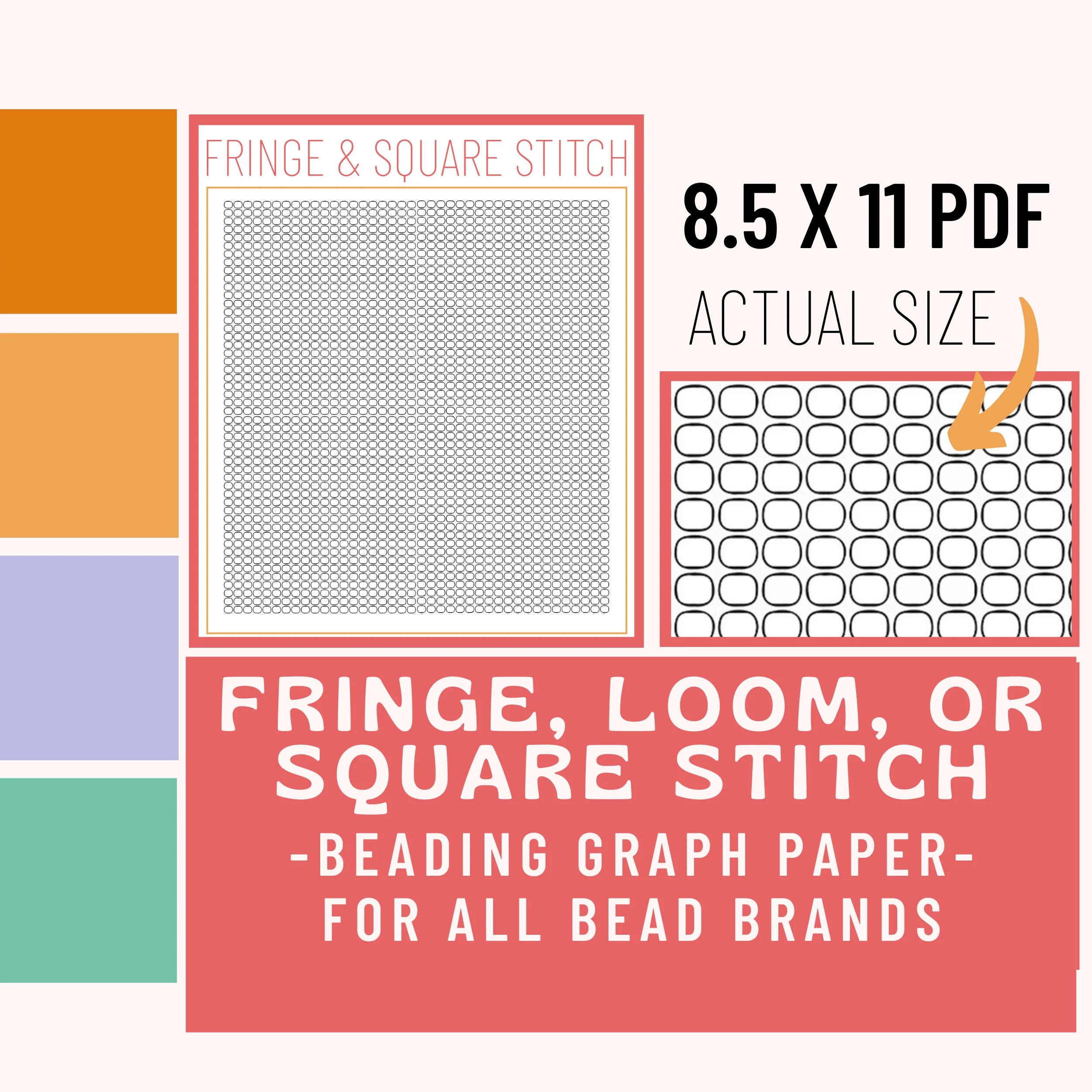 Downloadable Beading Graph Paper