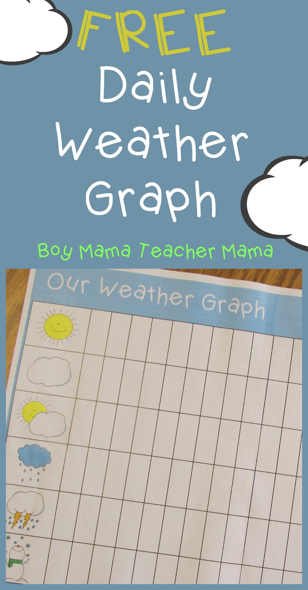 Free Printable Weather Graph