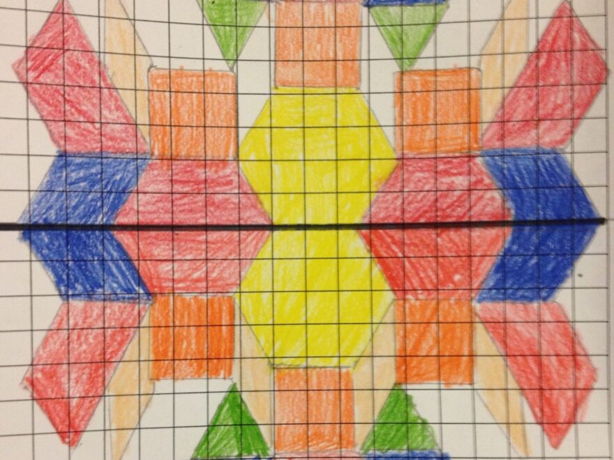 The 4th Grade May niacs Symmetrical Creations