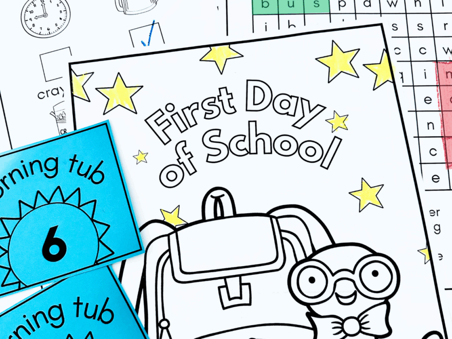 The First Day Of 1st Grade The Brown Bag Teacher