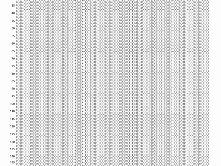 Three Drop Peyote Stitch Graph Paper Size 8 Seed Beads Download Printable PDF Templateroller