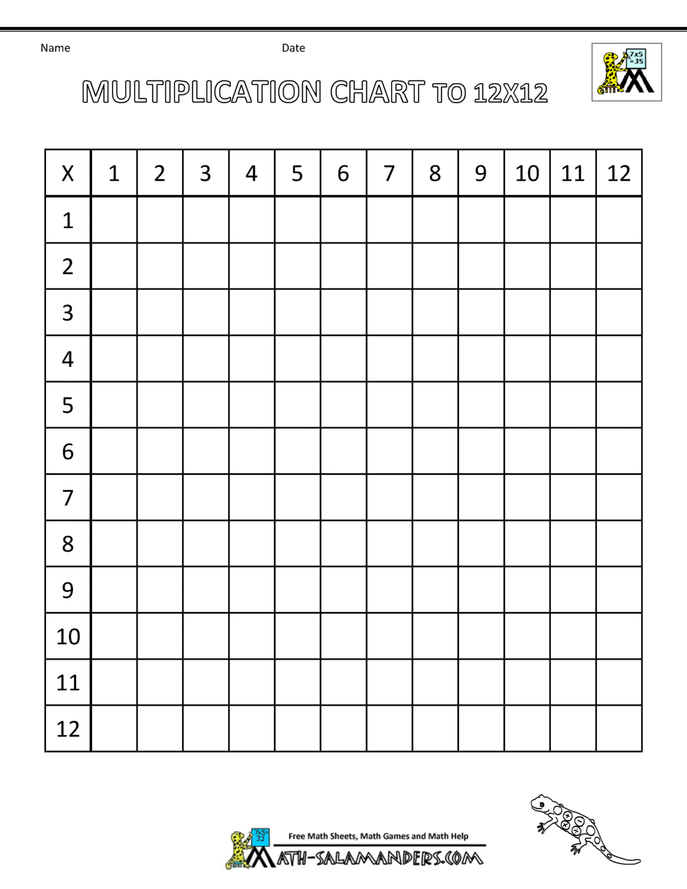 Table Graph Paper Printable