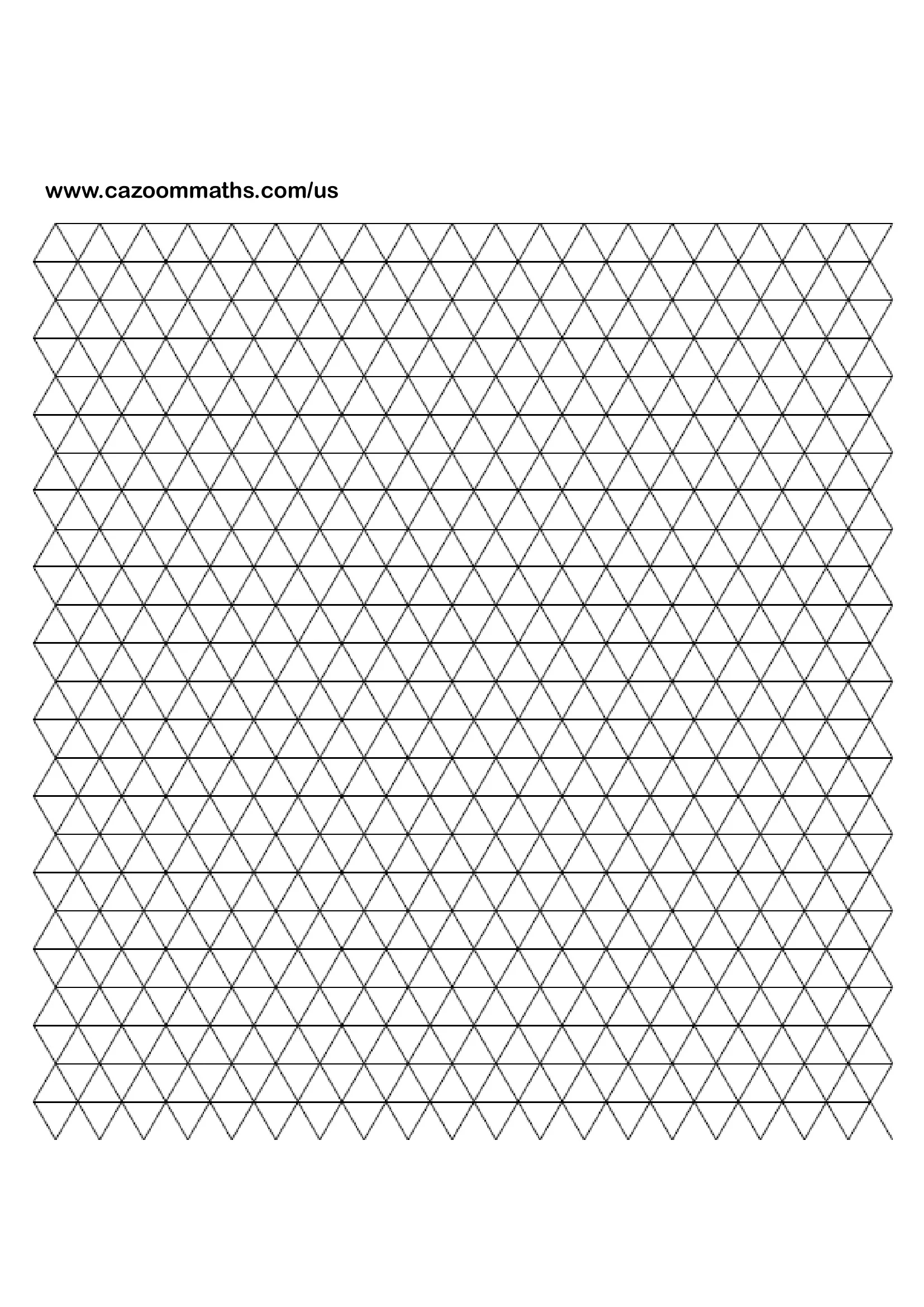 Triangle Grid Paper FREE Teaching Resources