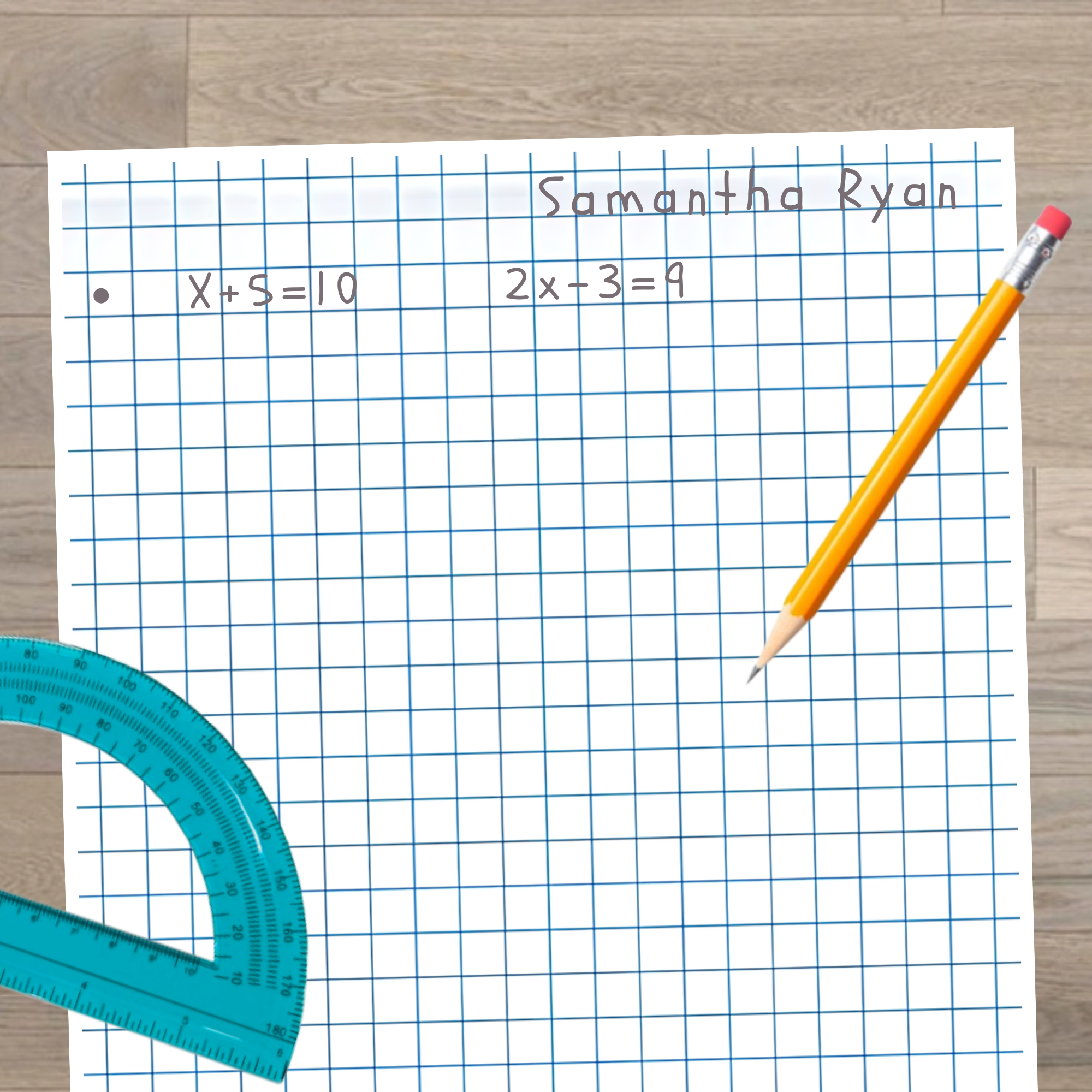 Two Sizes Big Graph Paper Printable Graph Paper Template Math Graphing Paper Math Notebooks Small And Large Grid Size Bundle Free Bonus Multiplication Chart Classful