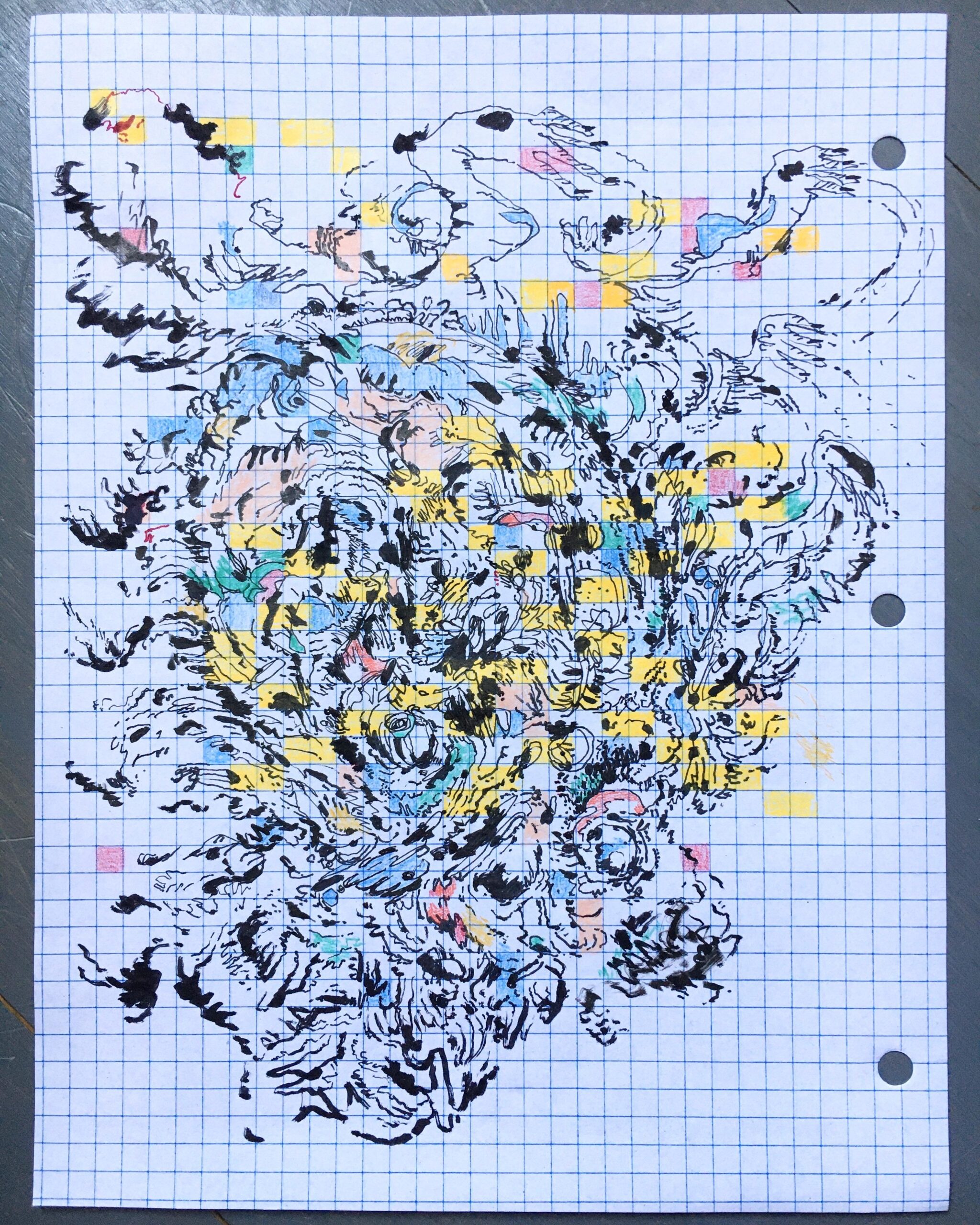 Cute Drawings On Graph Paper