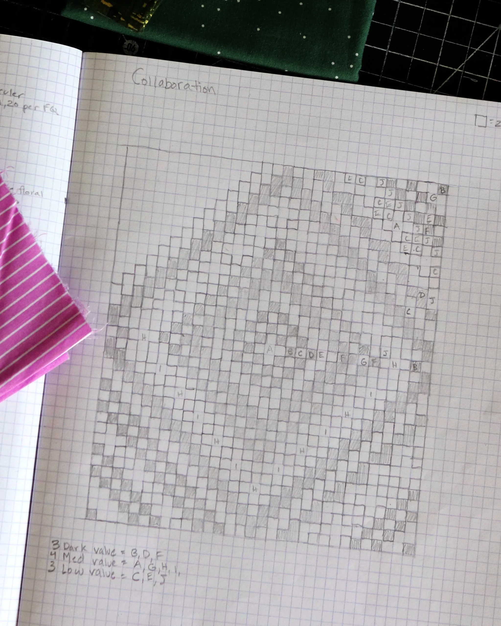 Using A Design Wall Stitched In Color