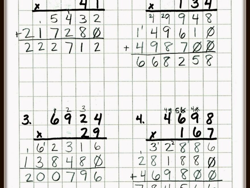 Using Graph Paper As A Math Accommodation Learning Lab
