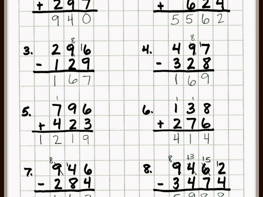 Using Graph Paper As A Math Accommodation Learning Lab