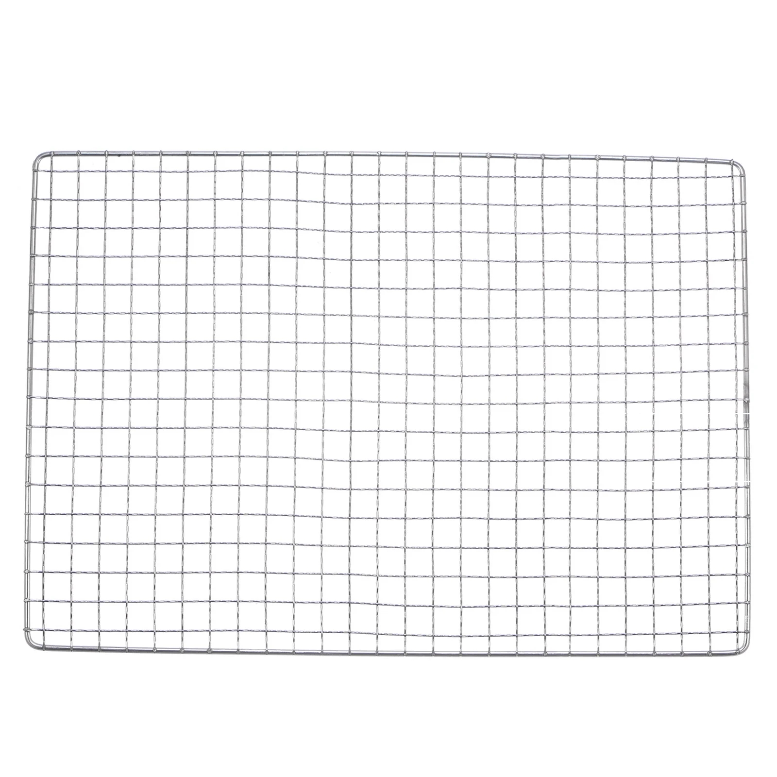 Uxcell Square BBQ Grill Net 15 4 x9 4 Stainless Steel Barbecue Mesh Mat For Baking Charcoal Grilling Walmart
