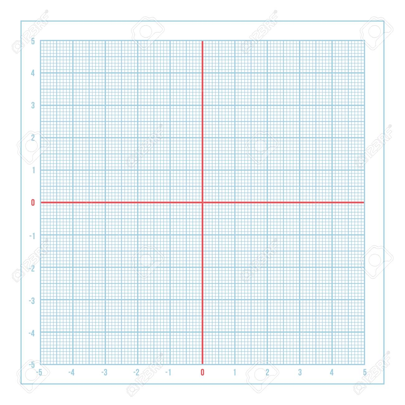 Vector Blue Metric Graph Paper With Coordinate Axis 1mm Grid Accented Every Centimeter Royalty Free SVG Cliparts Vectors And Stock Illustration Image 99996089 