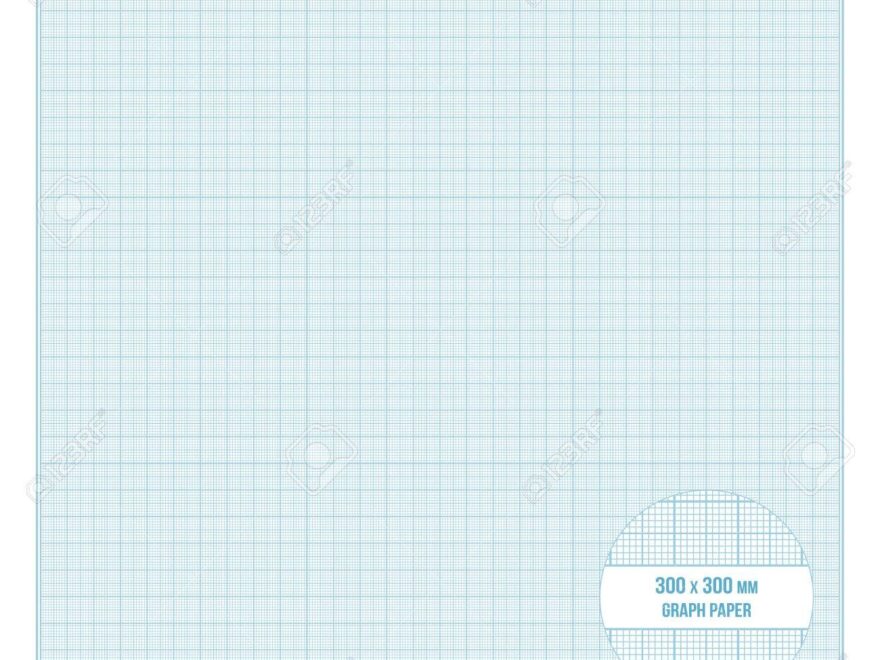 Vector Blue Printable Metric Graph Paper 30x30 Cm Size 1mm Grid Accented Every Centimeter Royalty Free SVG Cliparts Vectors And Stock Illustration Image 80494189