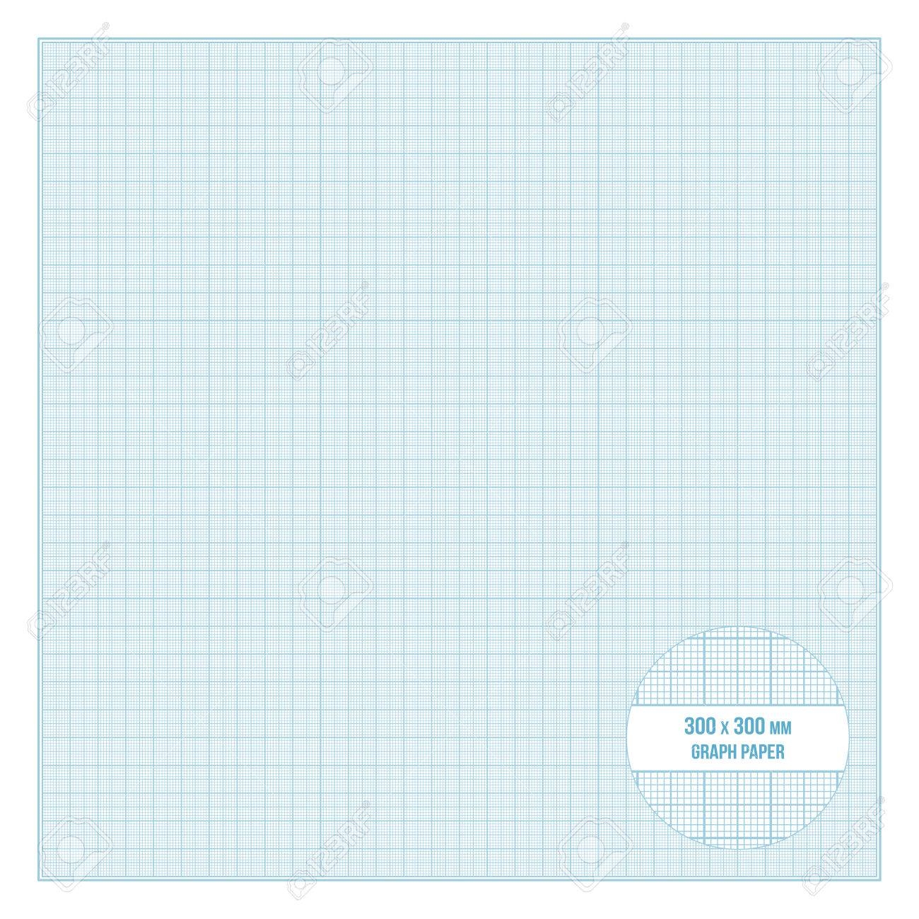Vector Blue Printable Metric Graph Paper 30x30 Cm Size 1mm Grid Accented Every Centimeter Royalty Free SVG Cliparts Vectors And Stock Illustration Image 80494189 