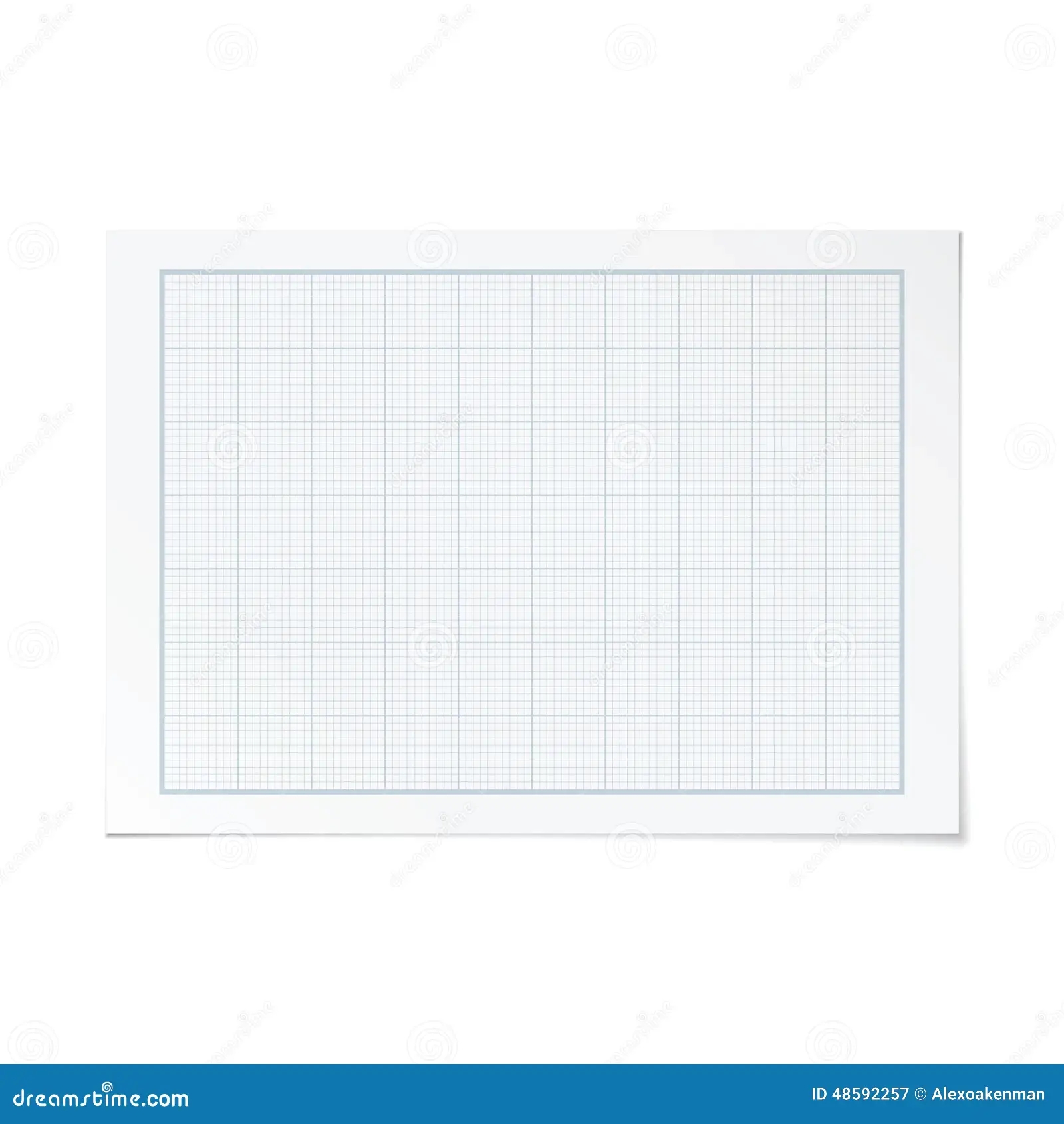 Vector Landscape Orientation Engineering Graph Paper Stock Vector Illustration Of Architect Graph 48592257