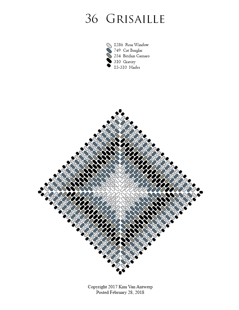 Triangle Peyote Graph Paper