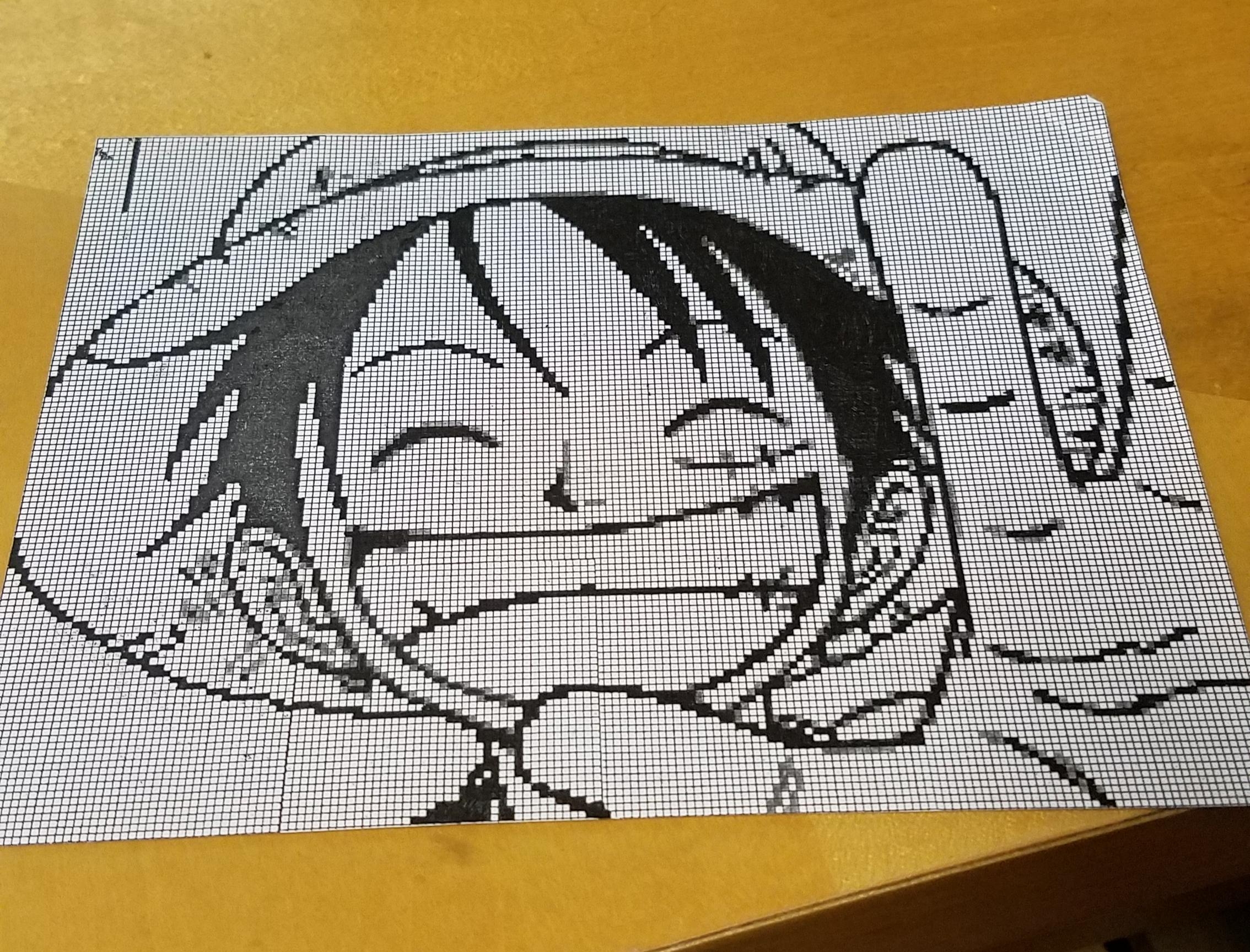 When I Was Bored In School And Had Graphing Paper R OnePiece