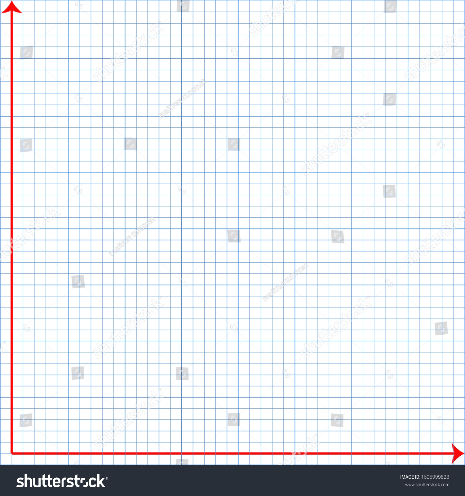 Red White And Blue Graph Paper