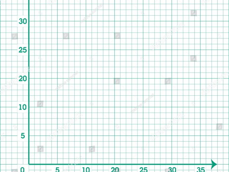 White Graph Paper Green X axis Y axis Stock Vector Royalty Free 1622049547 Shutterstock