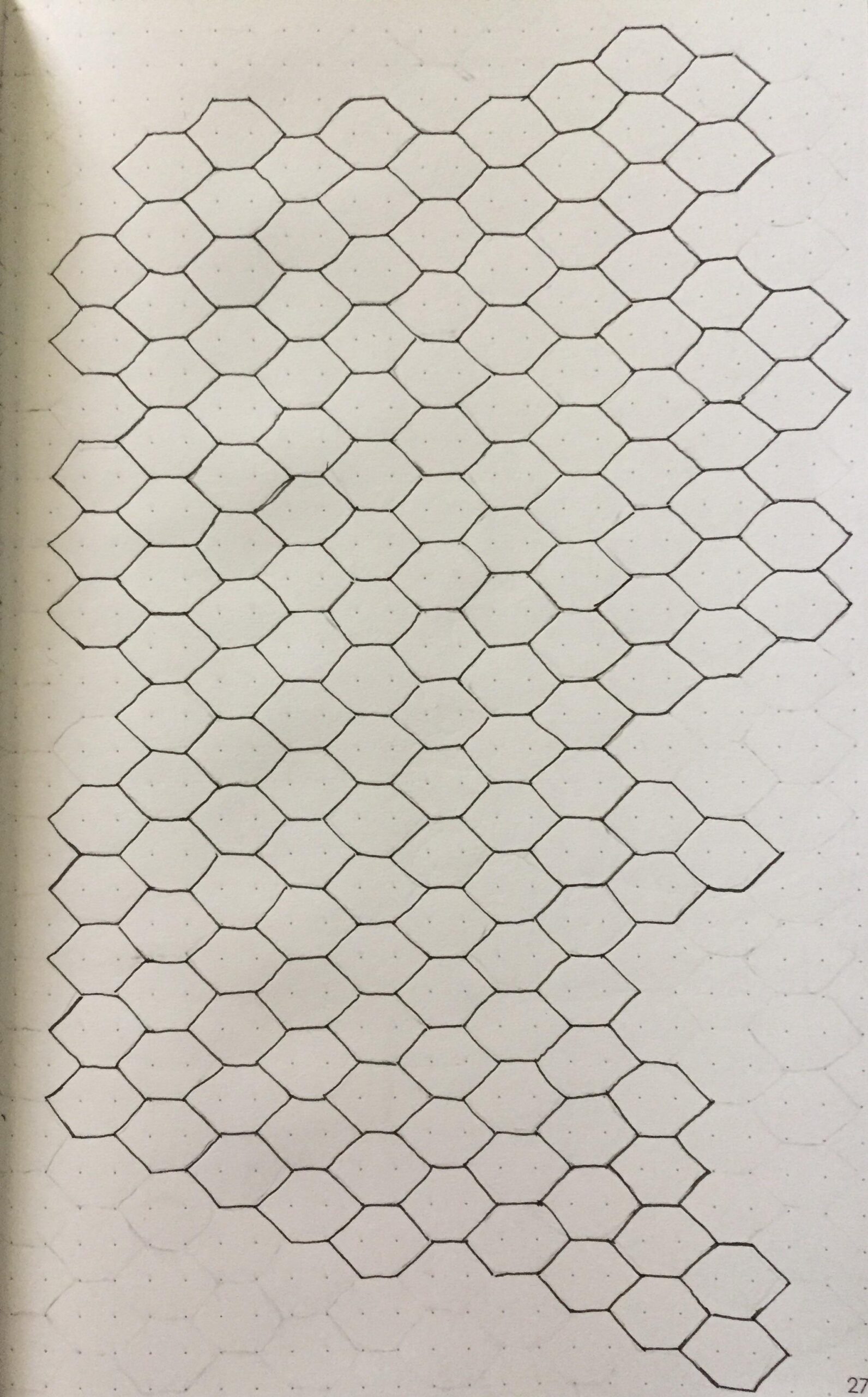 Working On A Hand drawn Sector Map Using Dot grid Paper Any Sort Of Tips Or Advice From Map Artists Here For Making The Hexes This Is My First Attempt At A Hand made Hex