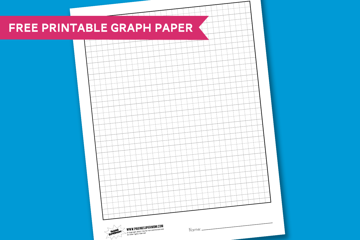 Free Printable Graph Paper Templates For Students