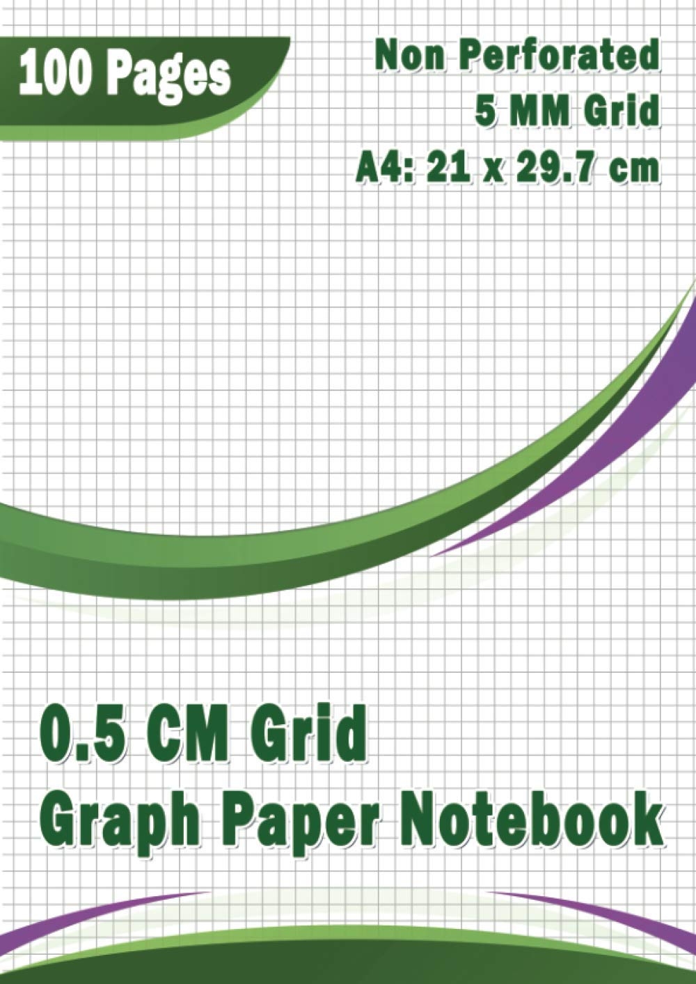 0 5 CM Grid Graph Paper Notebook 100 Pages A4 Metric Quad Ruled Journal Centimeter Grid Paper Buckley Albert L Amazon au Books