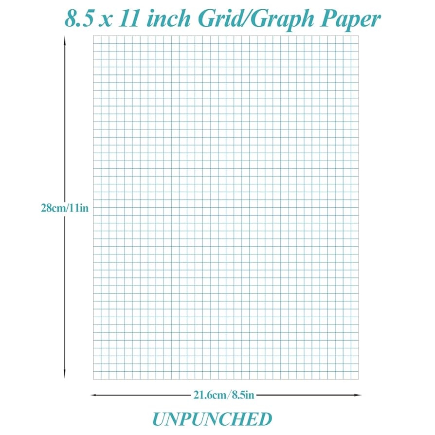 1 4 Inch Graph Paper Graph Paper Full Page Grid 1 Centimeter Squares No Name Line Grid Large Graph Paper