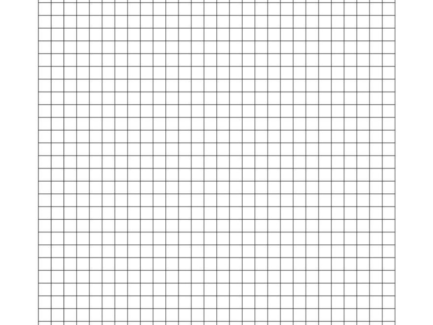 1 4 Inch Graph Paper With Black Lines A