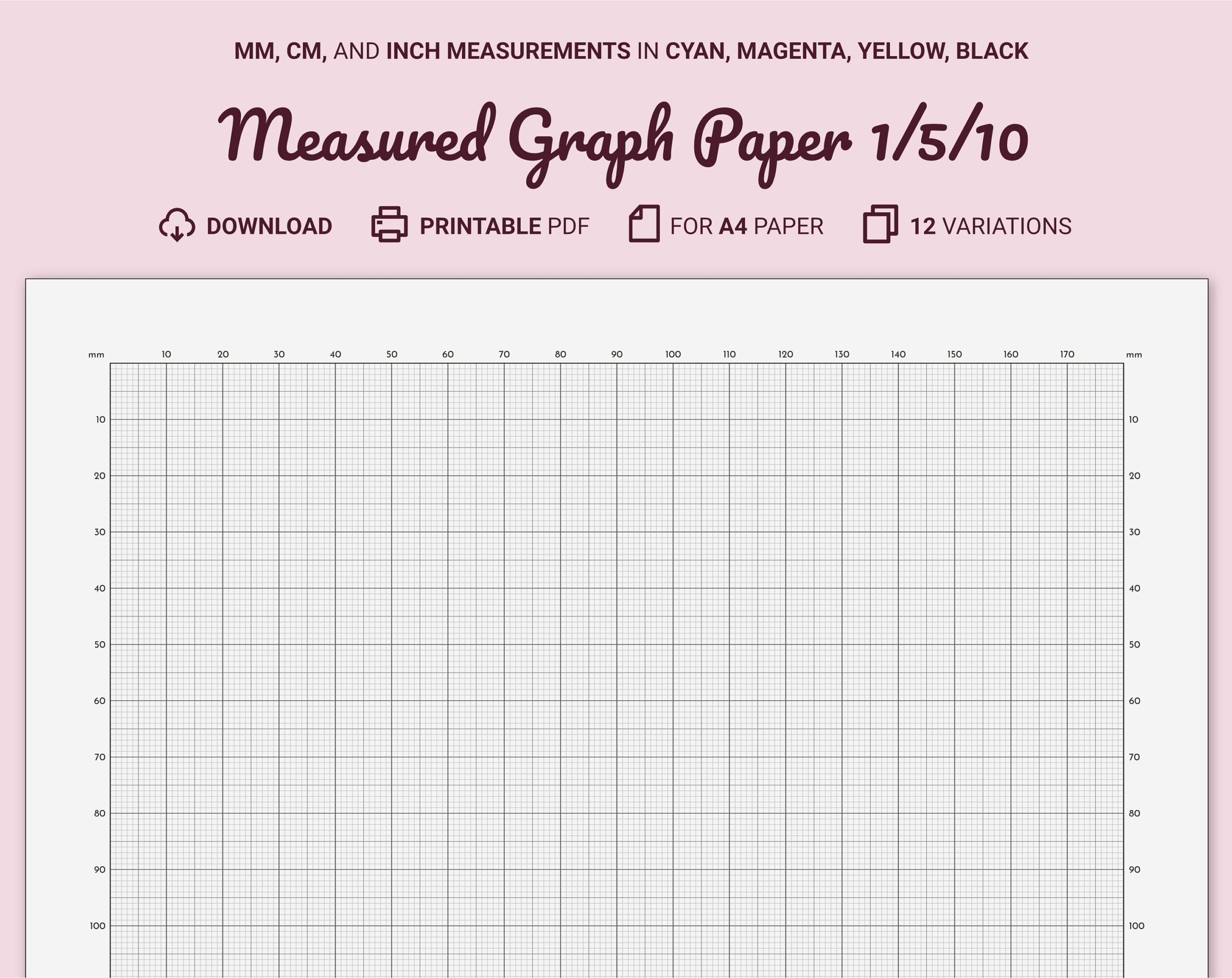 1 Cm Graph Paper 1cm Amber A3 Worksheets Library