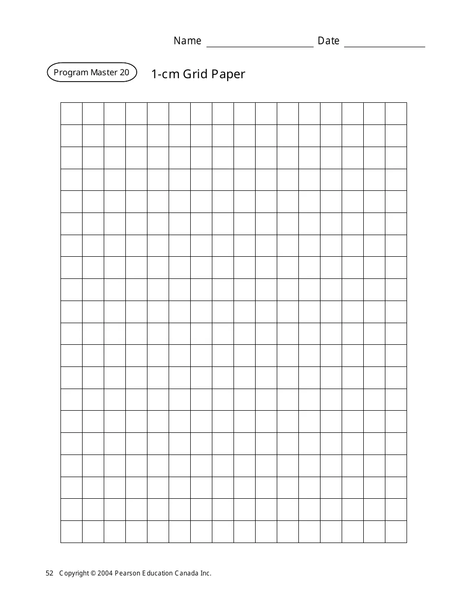 1 cm Grid Paper Template Download Printable PDF Templateroller