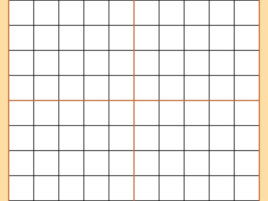 10 By 10 Grids 10 Free PDF Printables Printablee