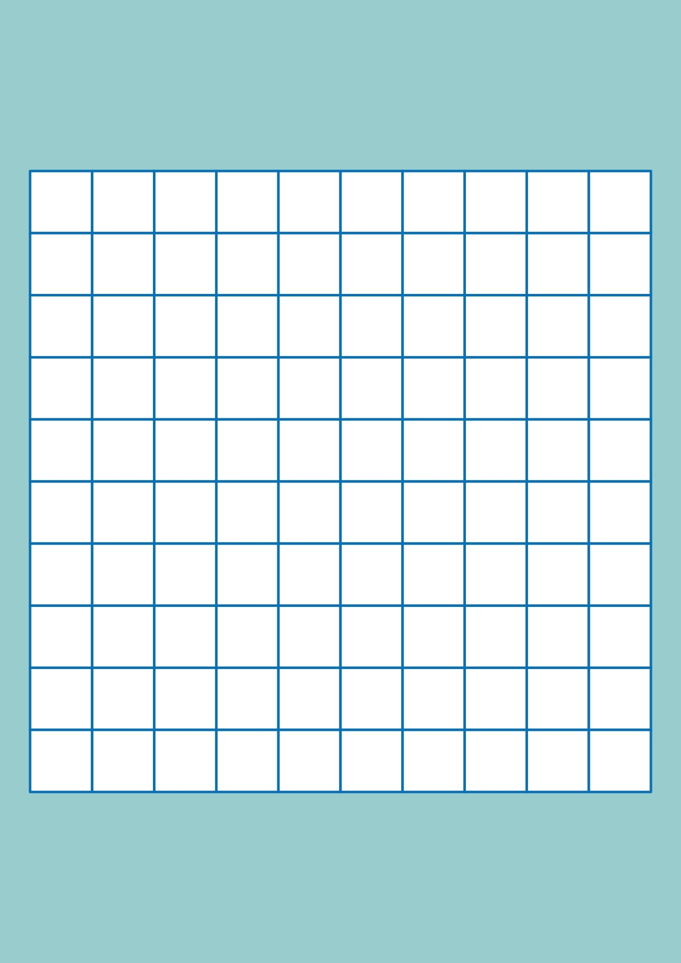 Printable 10 X 10 Graph Paper