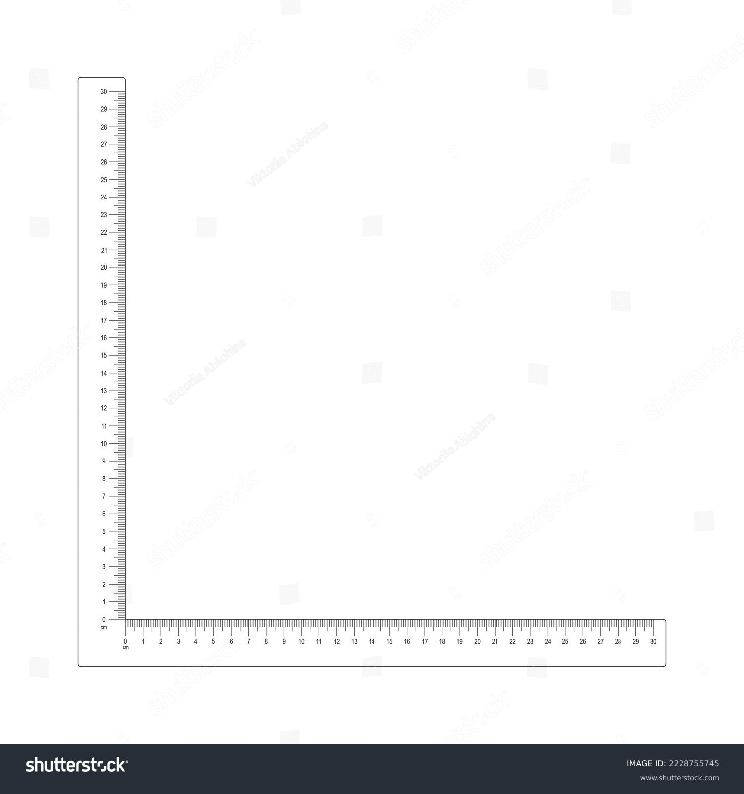 110 Ruler Template Horizontal Vertical Stock Vectors And Vector Art Shutterstock