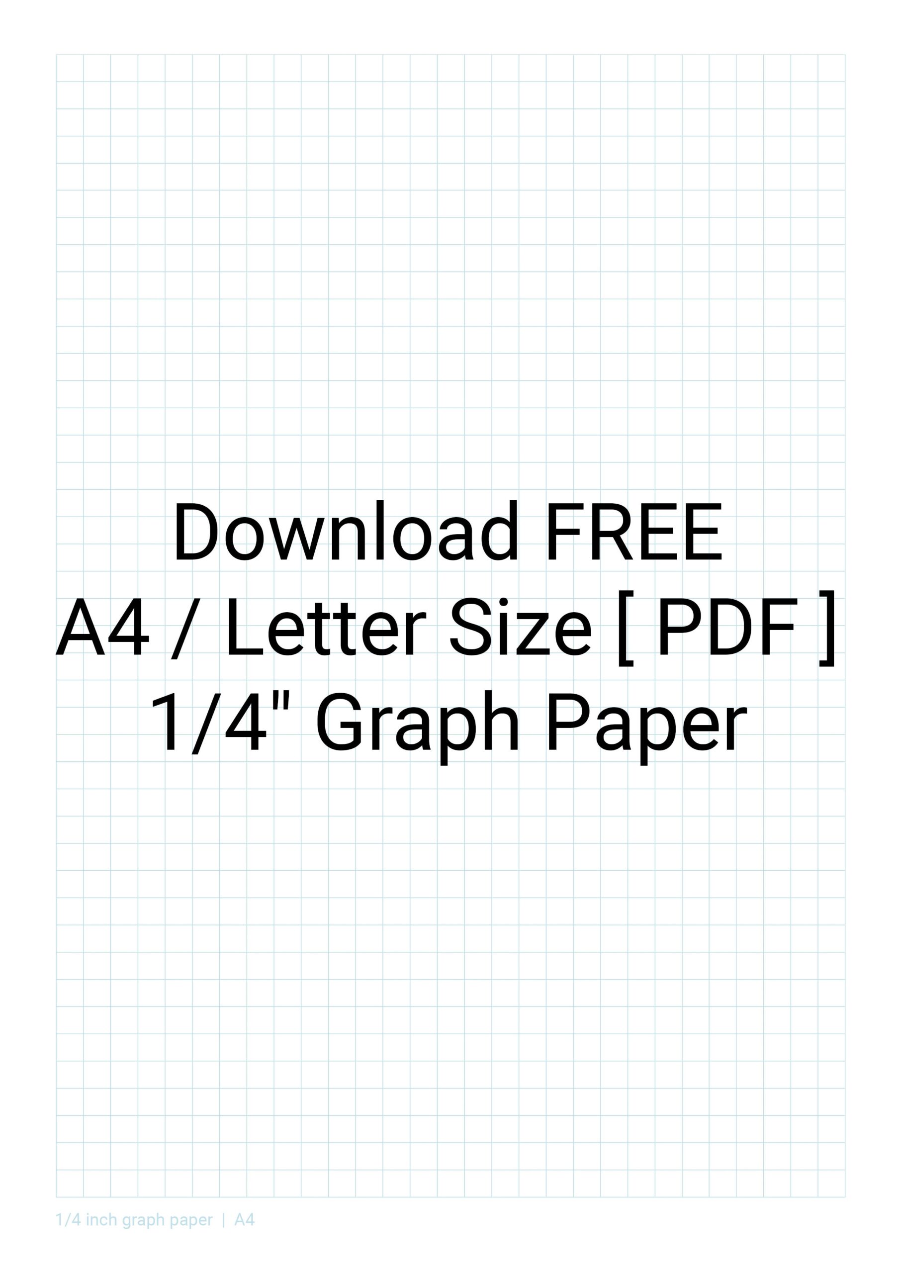 14 Free Printable Graph Paper Templates PDF 