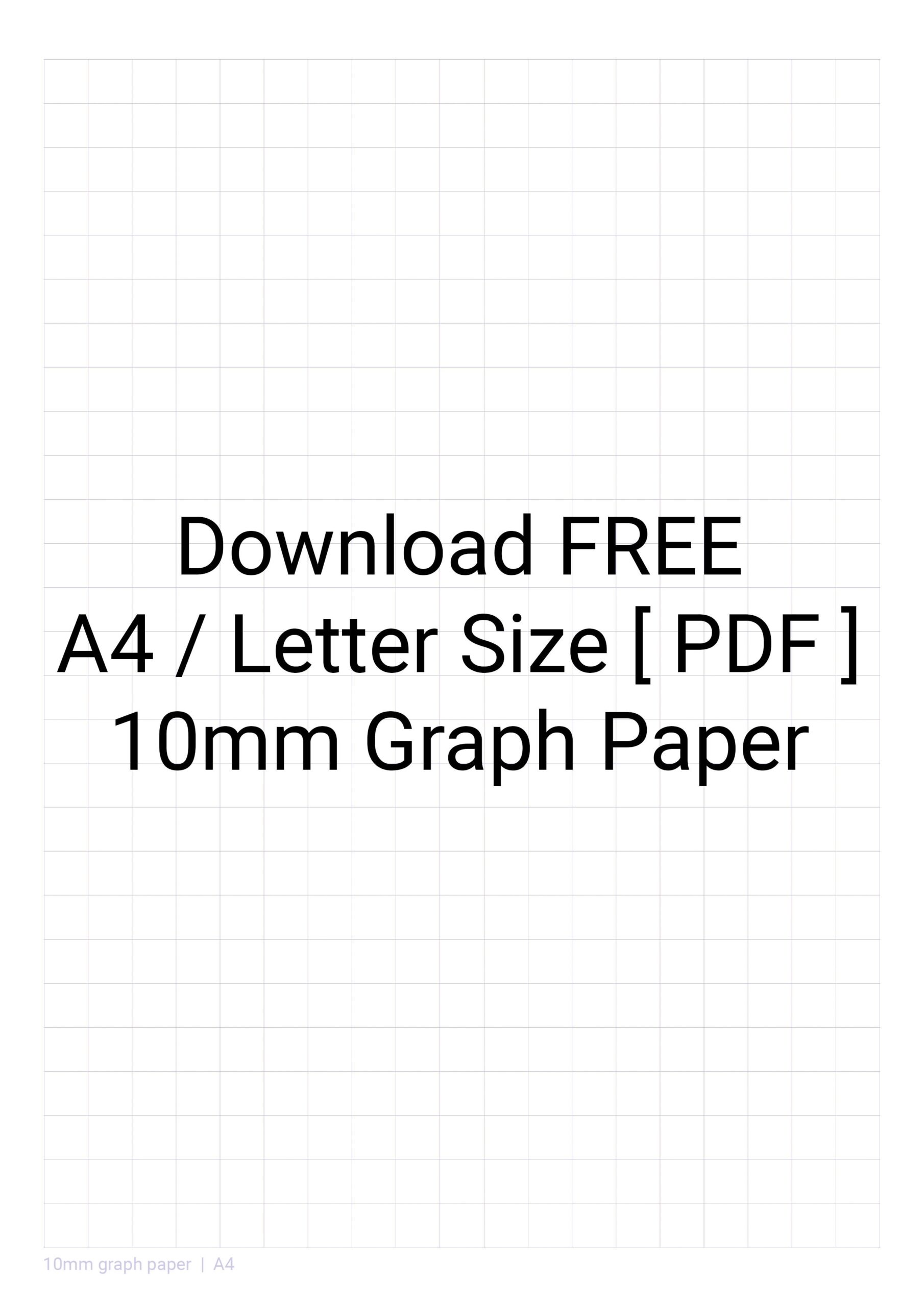 14 Free Printable Graph Paper Templates PDF 