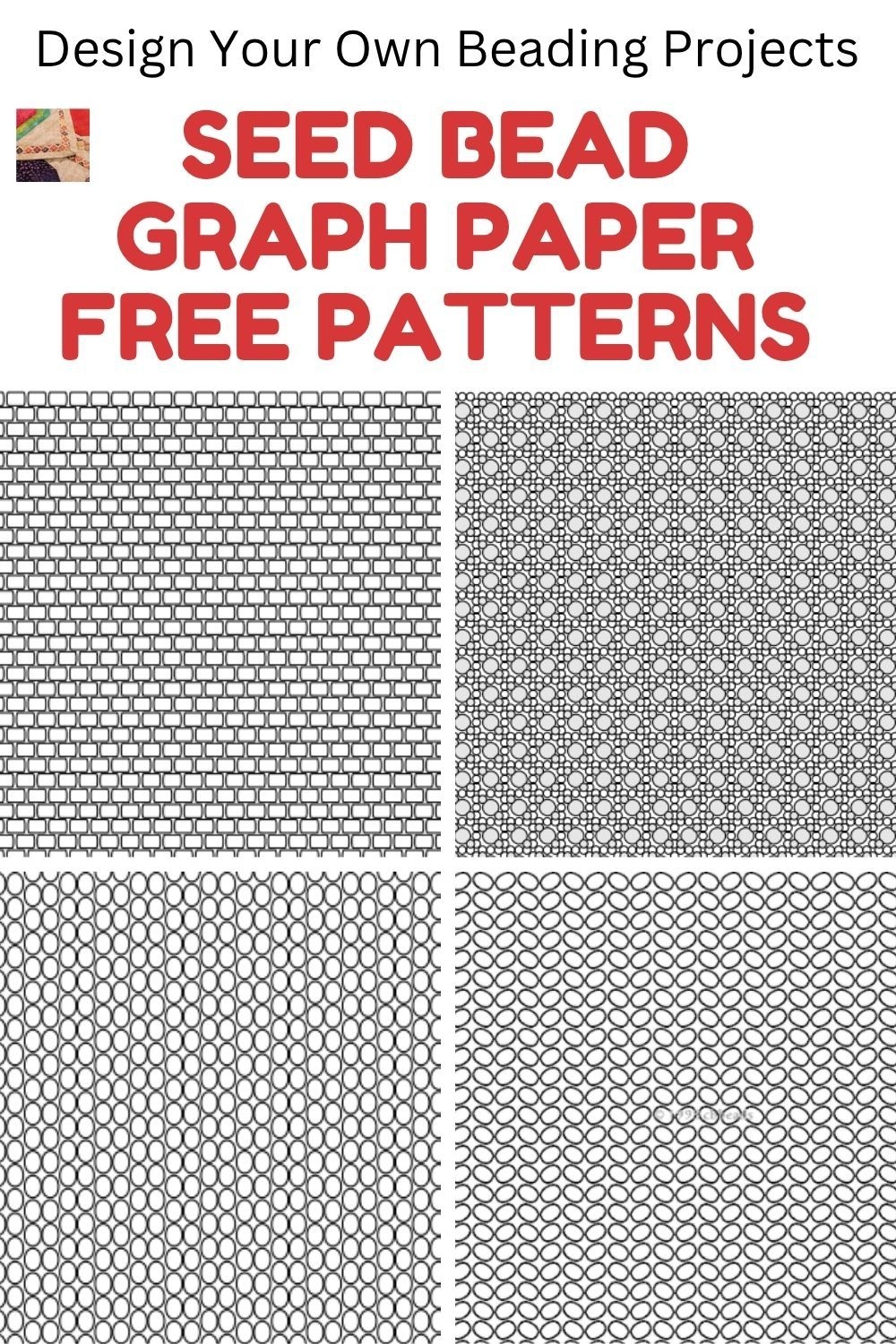 15 FREE Printable Graph Paper For Beading Projects
