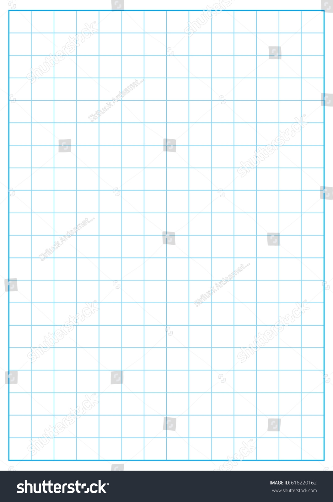 2 Inch Grid Printable Graph Paperblue Stock Vector Royalty Free 616220162 Shutterstock
