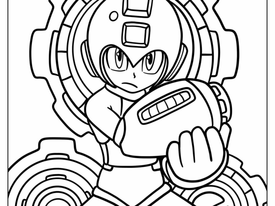 20 Mega Man Coloring Pages Free PDF Printables