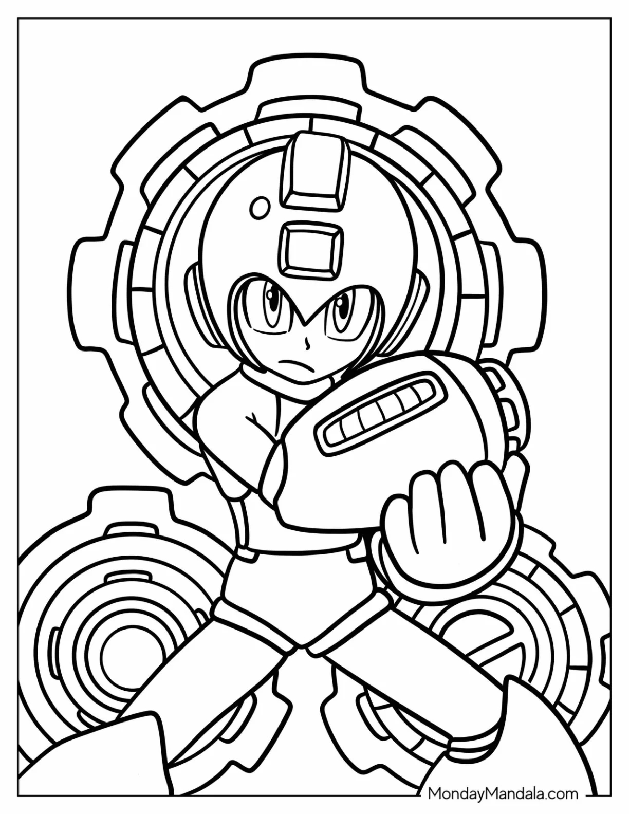 20 Mega Man Coloring Pages Free PDF Printables 